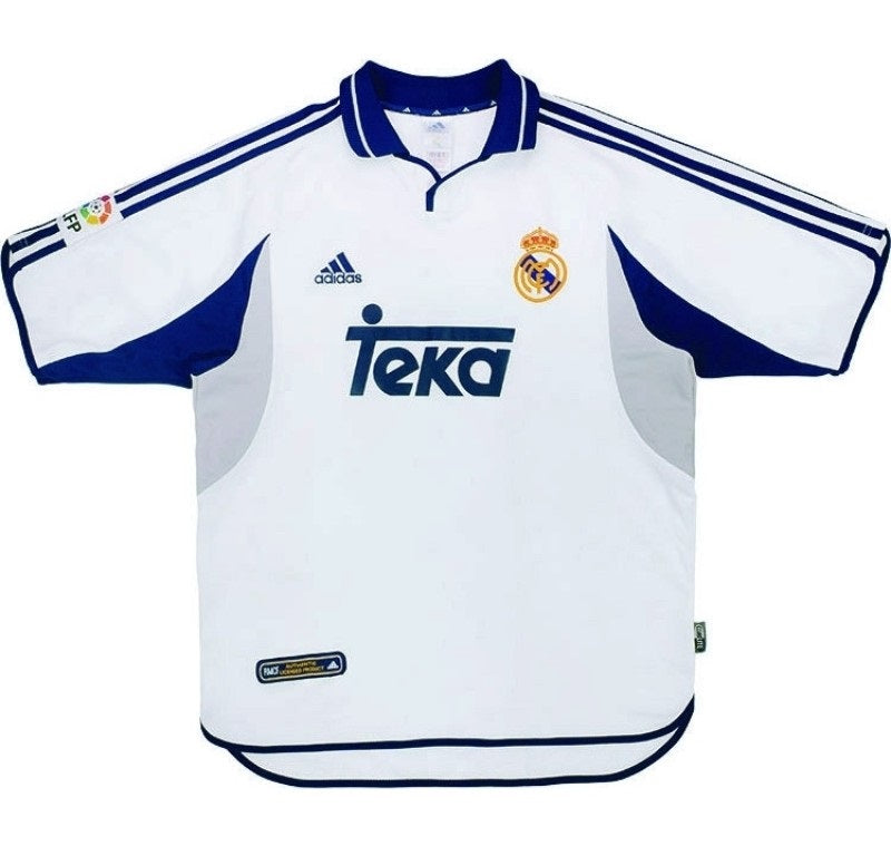 Real Madrid Retro Jersey Home 2000/01