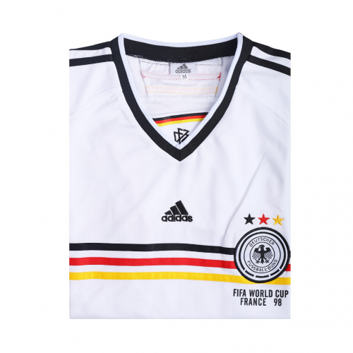 Germany Retro Jersey Home World Cup 1998