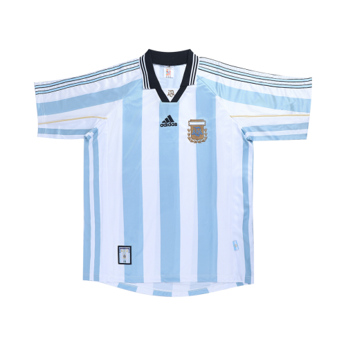 Argentina Retro Jersey Home World Cup 1998