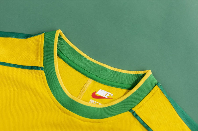 Brazil Retro Jersey Home World Cup 1998