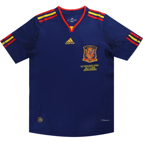 Spain Retro Soccer Jersey Away World Cup 2010