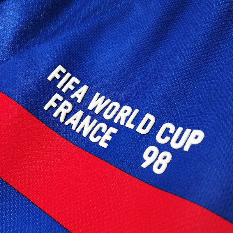 France Retro Long Sleeve Jersey World Cup 1998