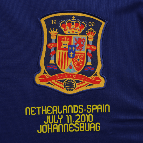 Spain Retro Soccer Jersey Away World Cup 2010