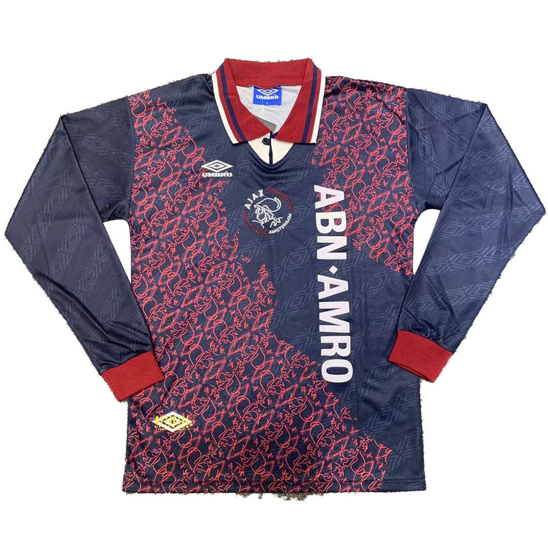 Ajax Retro Soccer Jersey Away Long Sleeve 1995/96