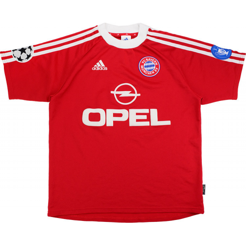 Bayern Munich Retro Soccer Jersey Home UCL 2000/01