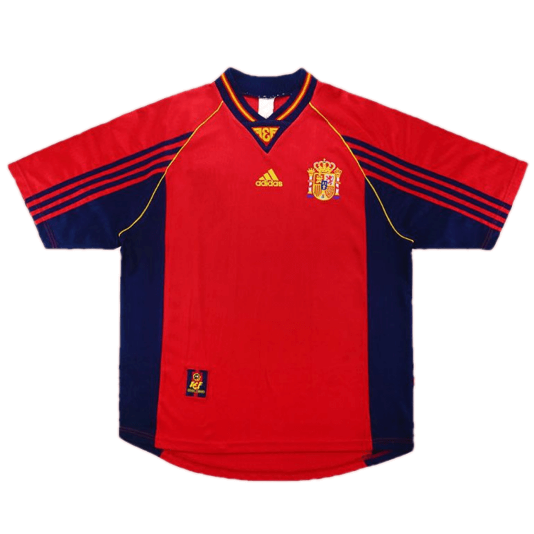 Spain Retro Jersey Home World Cup 1998