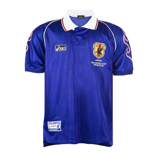 Japan Retro Soccer Jersey Home World Cup 1998