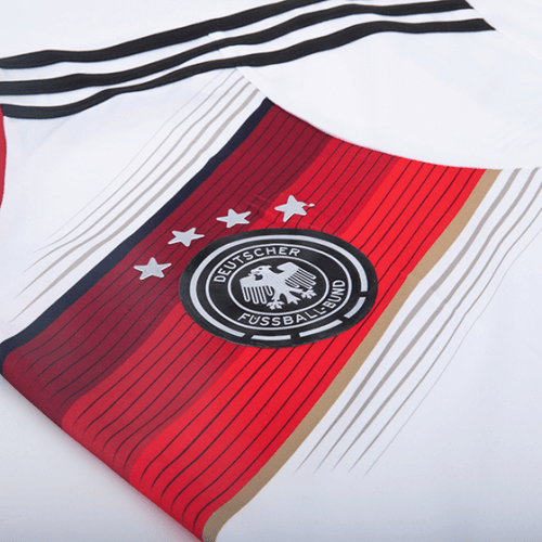 Germany Retro Jersey Home World Cup 2014