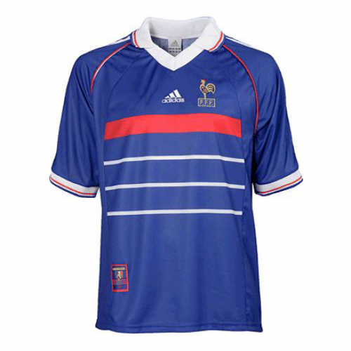 France Retro Jersey Home World Cup 1998