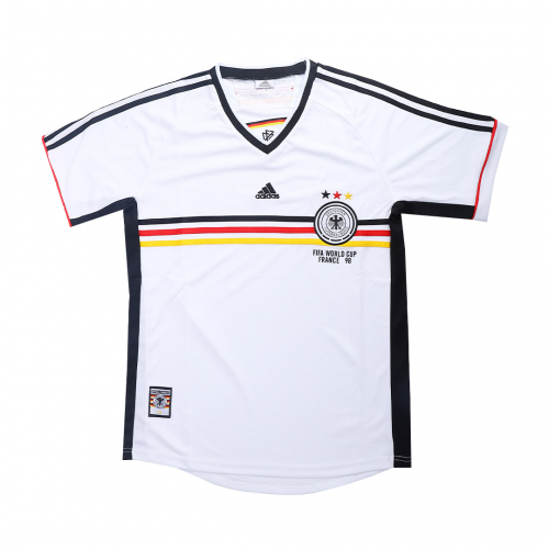 Germany Retro Jersey Home World Cup 1998