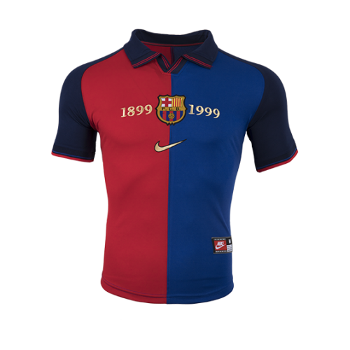 Barcelona Retro Jersey 100-Year Anniversary 1999-2000