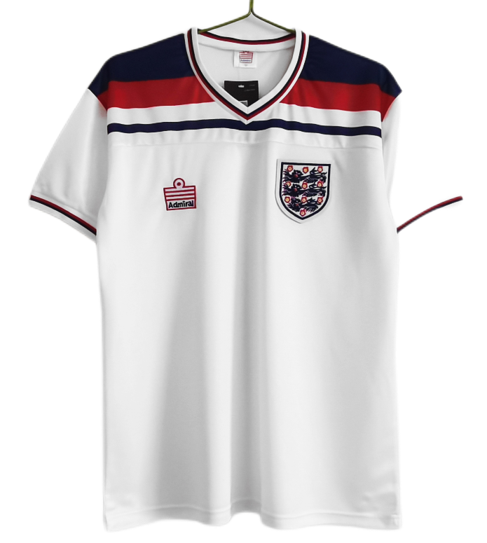 England Retro Soccer Jersey Home 1982