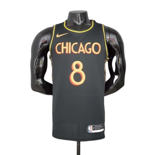 Jersey Chicago Bulls Black - Yellow