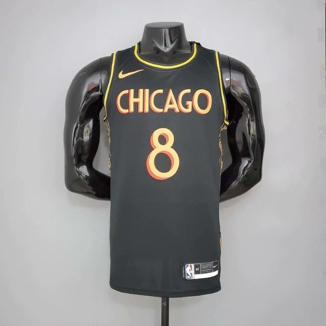 Jersey Chicago Bulls Black - Yellow