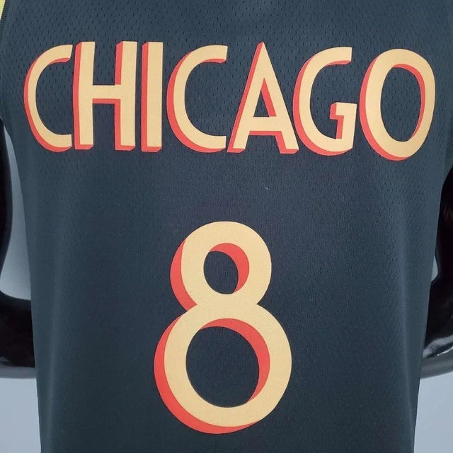 Jersey Chicago Bulls Black - Yellow