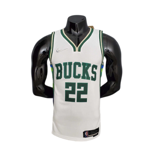 Jersey NBA Milwaukee Bucks White