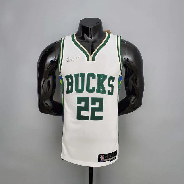 Jersey NBA Milwaukee Bucks White