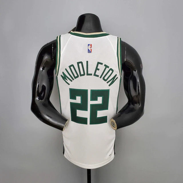 Jersey NBA Milwaukee Bucks White