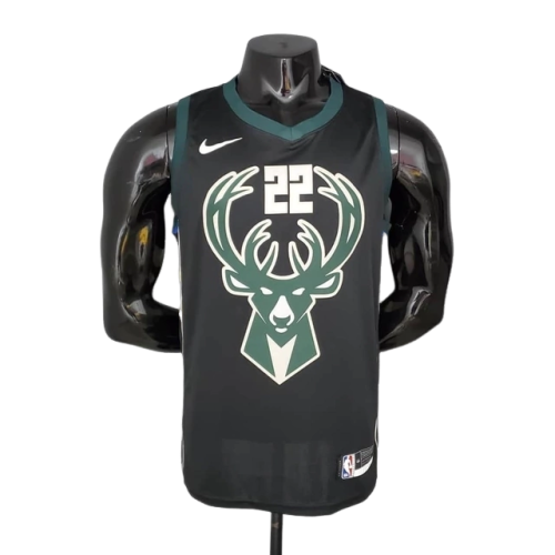 Jersey NBA Milwaukee Bucks Black