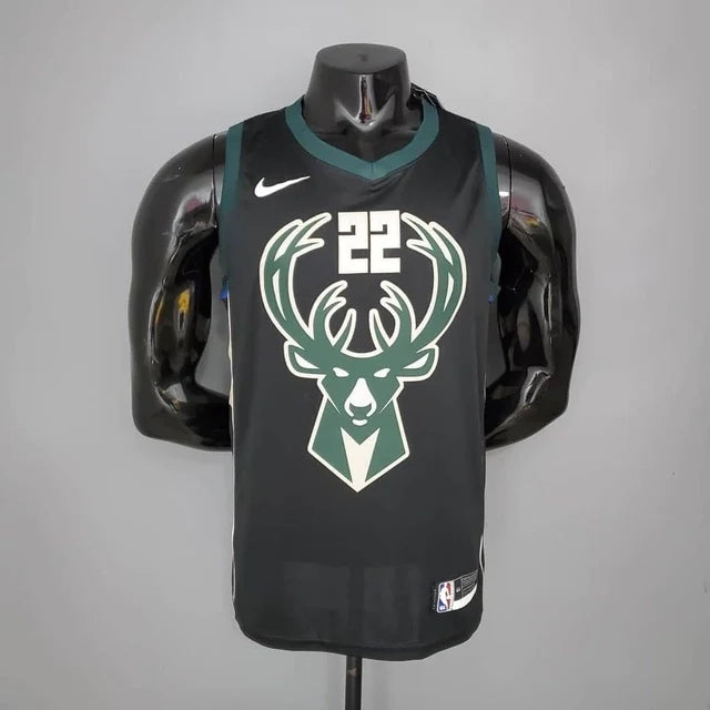 Jersey NBA Milwaukee Bucks Black