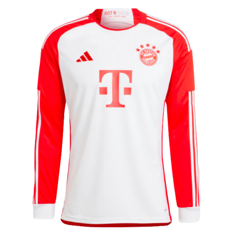 2023-2024 Bayern Munich Long Sleeve Home Shirt (Kids)