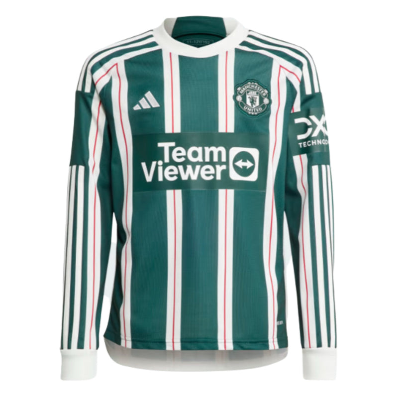 2023-2024 Man Utd Away Long Sleeve Shirt (Kids)