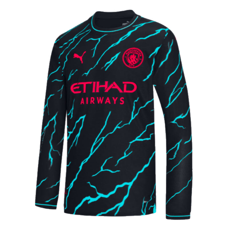 2023-2024 Man City Long Sleeve Third Shirt