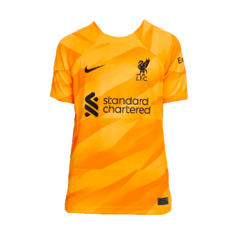 2023-2024 Liverpool Away Goalkeeper Shirt (Orange) - Kids