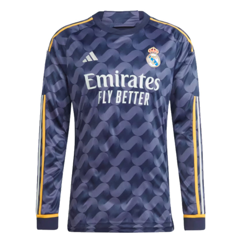 2023-2024 Real Madrid Long Sleeve Away Shirt