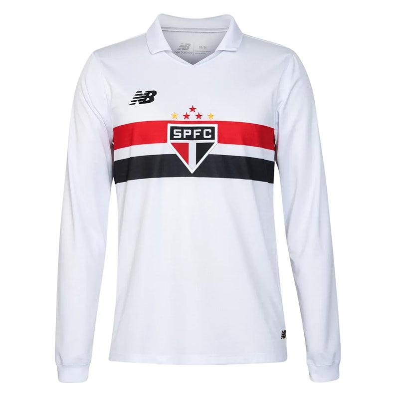 Shirt São Paulo Home 24/25 Long Sleeve